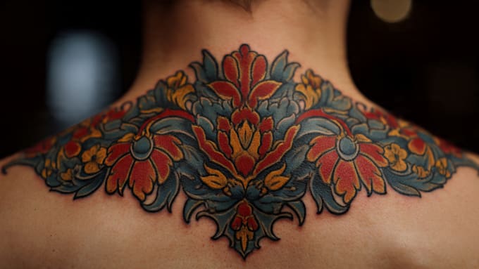 create any design in old school tattoo style