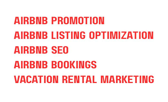 optimize your airbnb listing, boost bookings and do airbnb promotion