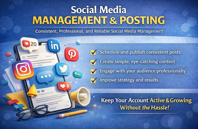 be making and posting social media posts