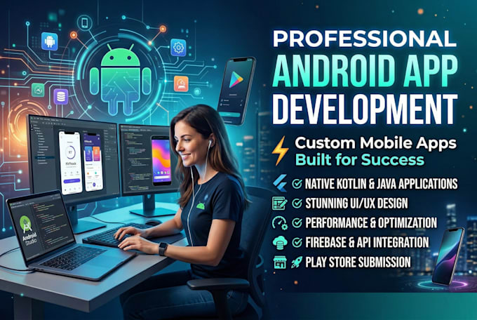 be your android app developer for mobile app development