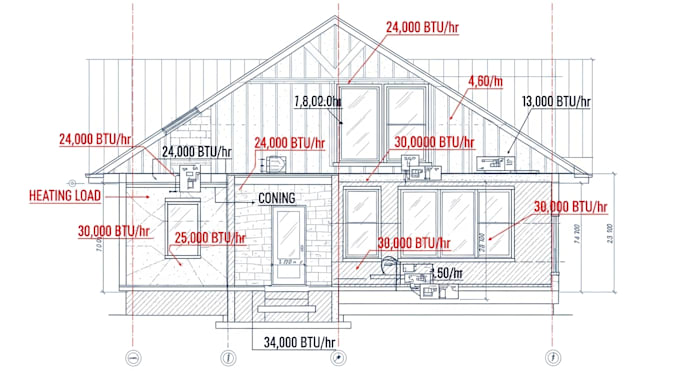 do hvac design manual j cooling heating load calculation