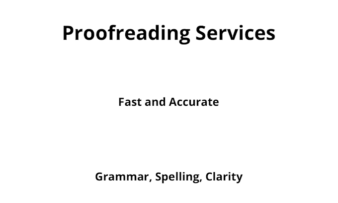 proofread your text for grammar spelling and punctuation