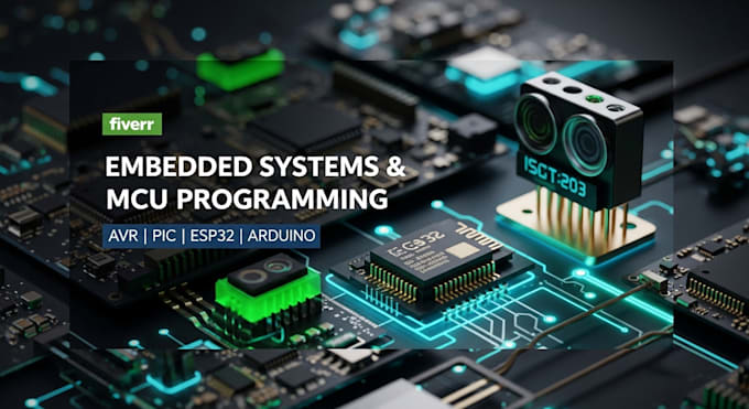 design embedded systems and program avr pic 8051 esp32 microcontrollers