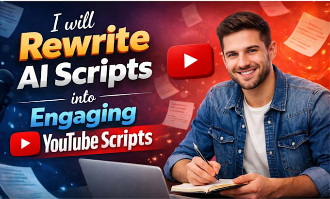 rewrite ai scripts into engaging youtube scripts