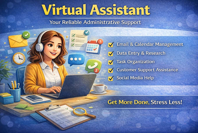 be your remote virtual assistant