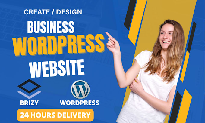 design build create redesign responsive high converting brizy wordpress website