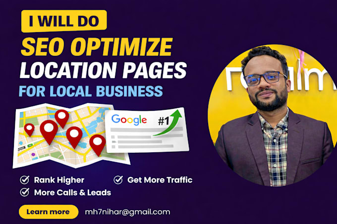 do SEO optimized location pages for local businesses