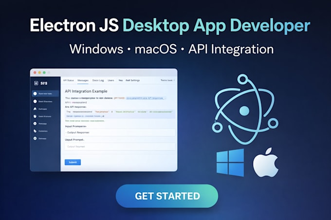 build a cross platform desktop app using electron js, react