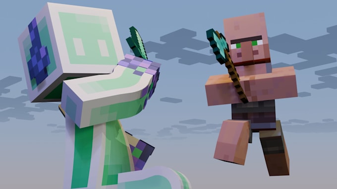 create a minecraft thumbnail