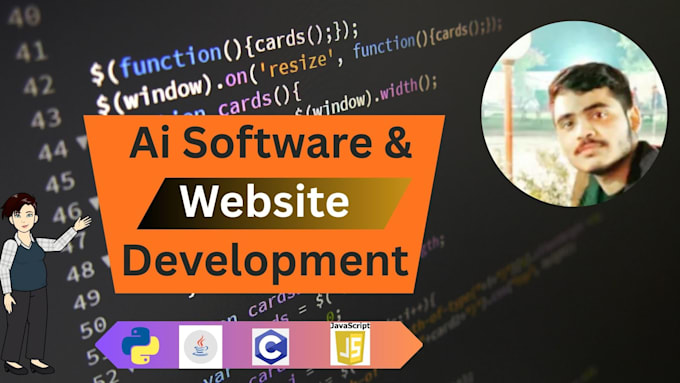 develop ai website, ai app chatbot saas, llm ai software as full stack developer
