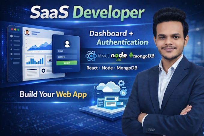 build a saas web application with dashboard and authentication