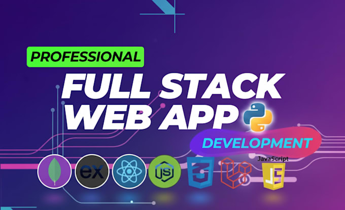 build full stack web app using mern, react, node or django