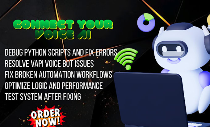 fix vapi voice bot errors and debug python automation workflows