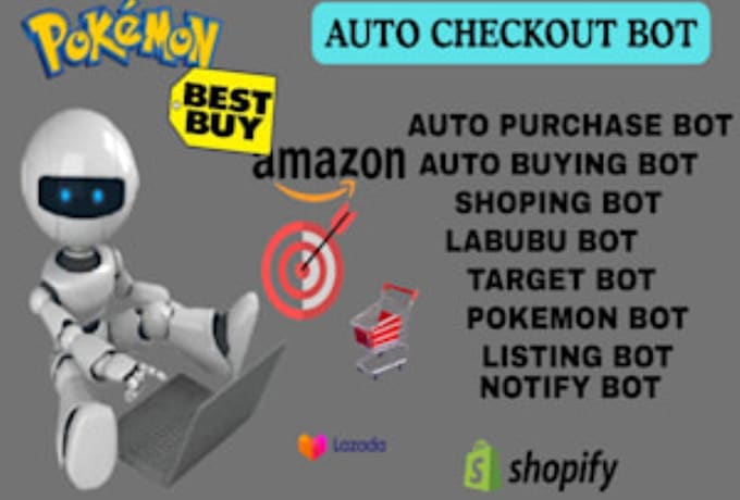 auto checkout bot, pokemon bot, auto purchase bot, auto buying bot, target bot