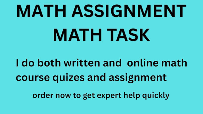 work on any math task or project