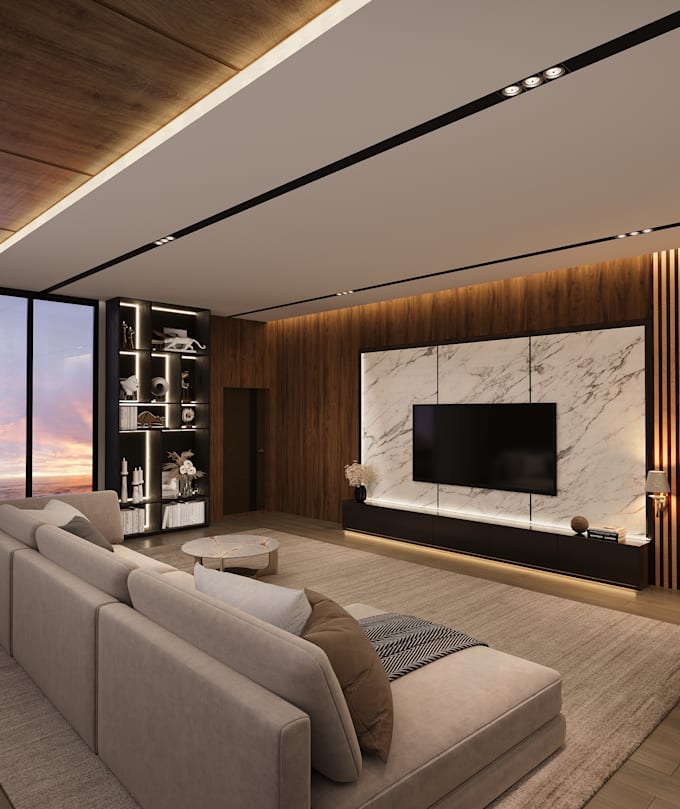 create photorealistic interior 3d render