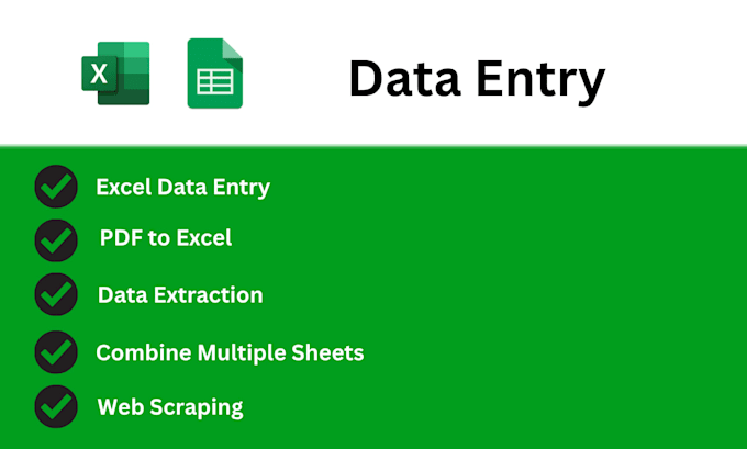 provide fast and accurate manual data entry and excel data collection