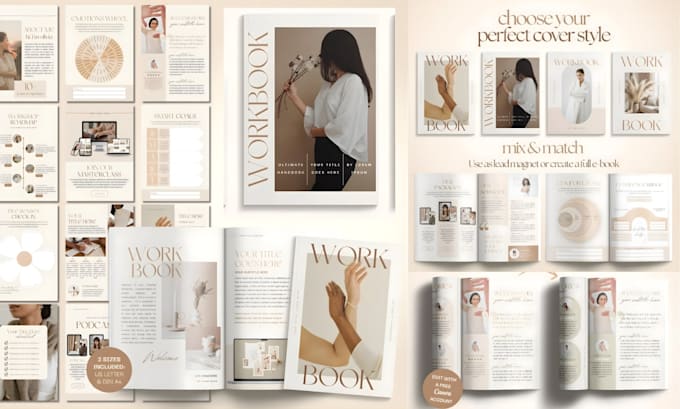 design canva ebook workbook in canva formatting workbook ebook editable