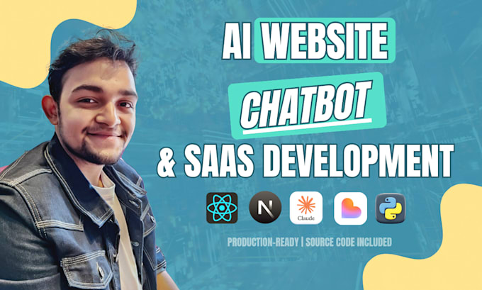 develop ai website, ai chatbot, ai saas platform for your business