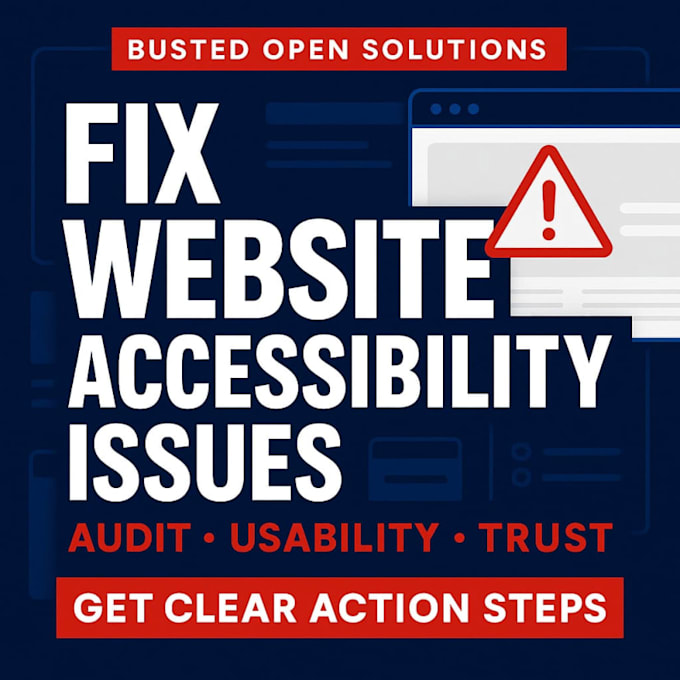 audit and improve your website accessibility and usability