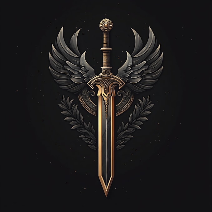 draw a fantasy logo and branding high level
