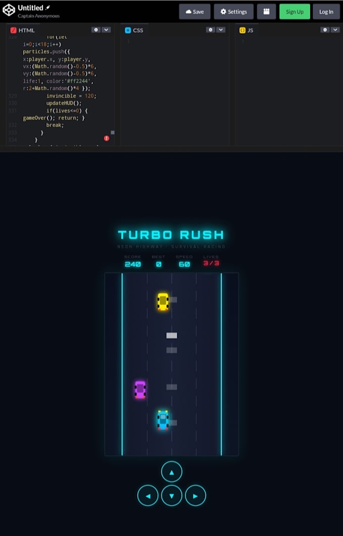 create a fun HTML5 browser game for mobile and desktop