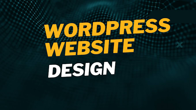 design a wordpress website for small businesses