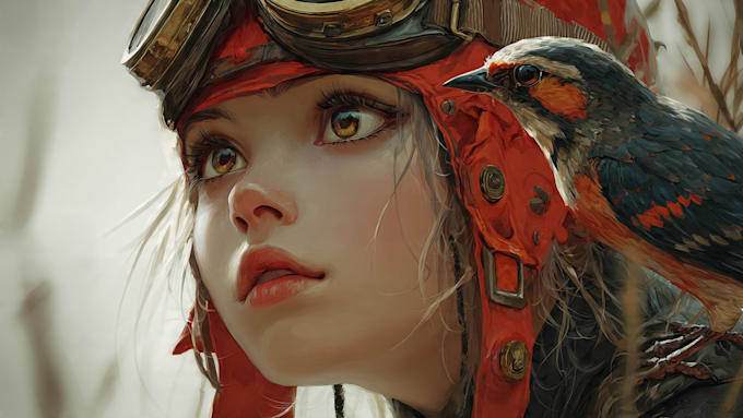 draw awesome illustration with realistic style