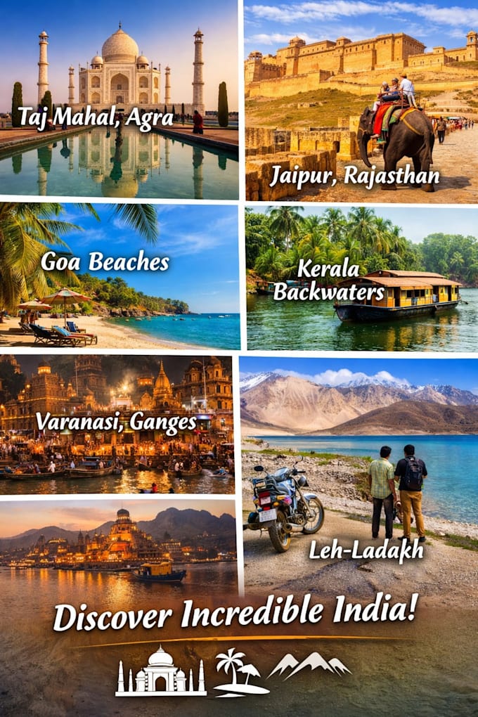 plan your travel itineray for india