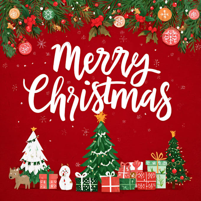 create personalized christmas card for you