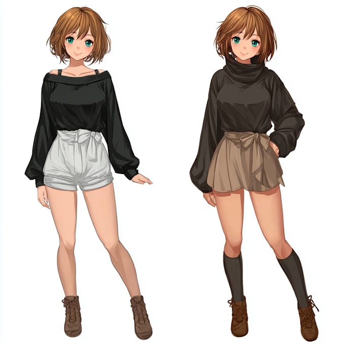design nft character anime, manga, cartoon for animate