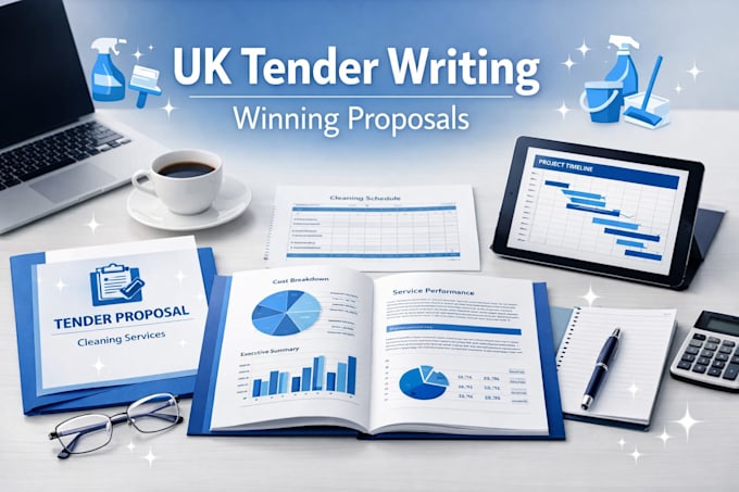 write winning UK cleaning tender proposals and bid documents