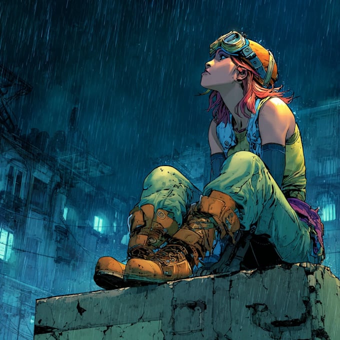 draw a comic book illustration with comic book illustrator