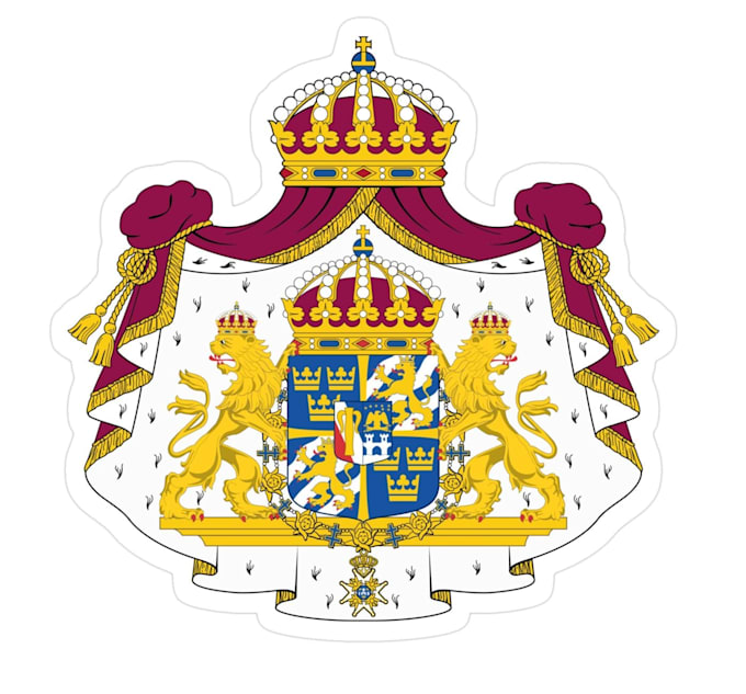 create a heraldic luxury brand logo