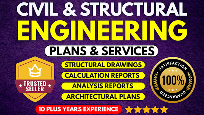 be your civil and structural engineer for structural design