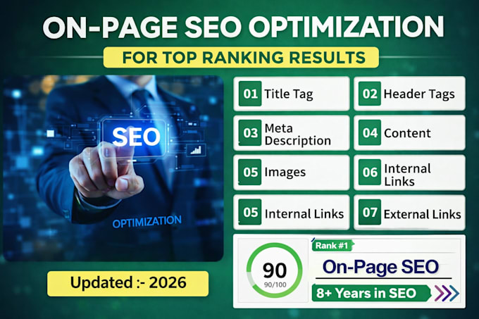 Do complete on page seo optimization for top ranking results by Jamil ...