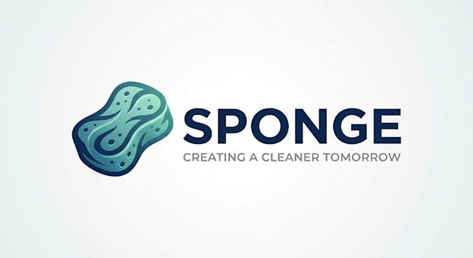 design a fun and creative sponge brand logo
