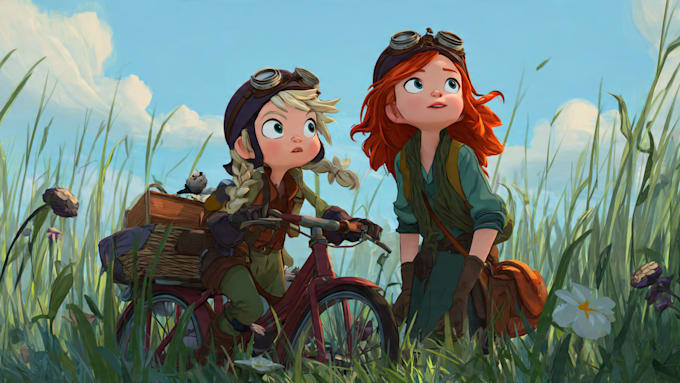 draw cartoon characters for you