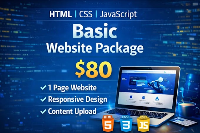 build a responsive website using HTML CSS javascript