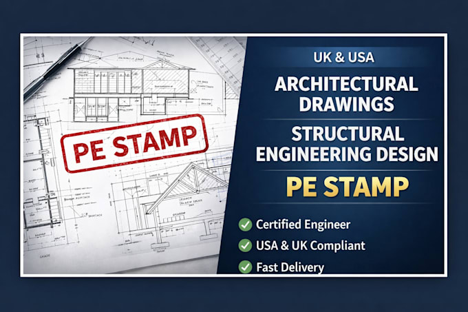 Provide uk and usa architectural drawings structural engineering design ...