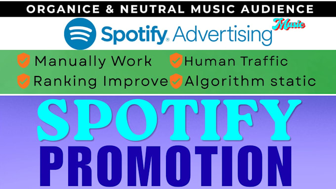 do professional spotify music promotion and increase your spotify music audienc