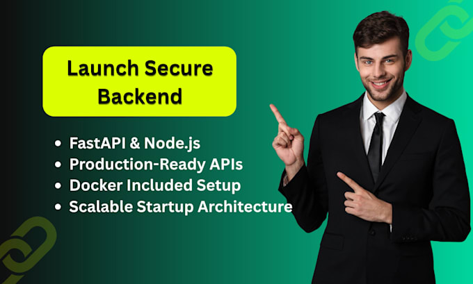build secure scalable fastapi or nodejs backend for startups