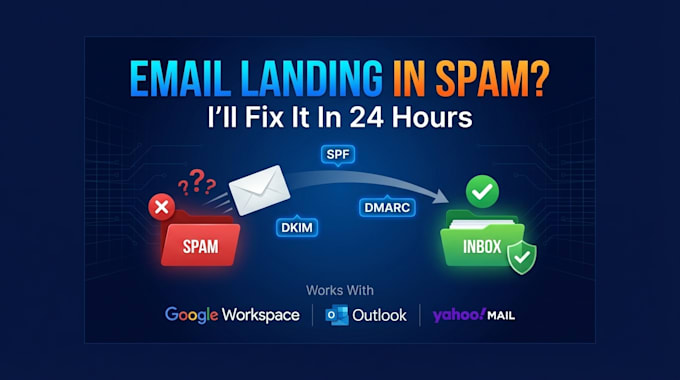 urgently fix email deliverability and spam issues
