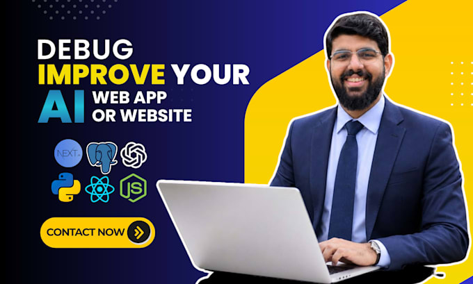 debug improve your ai web app or website as software developer