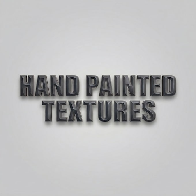 do hand painted textures for games