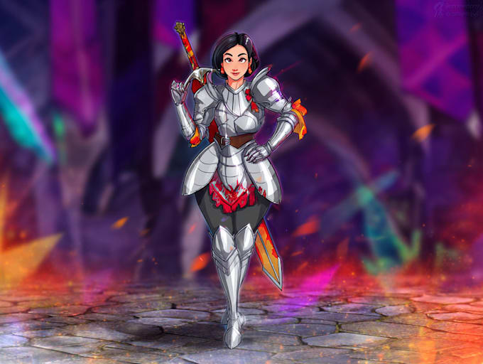 create dnd character evolution stages or level progression illustration