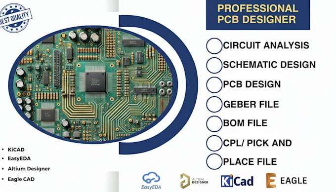 Pcb-design, pcb-layout, schaltplan, bom, pcba, layout-prototyping für ...