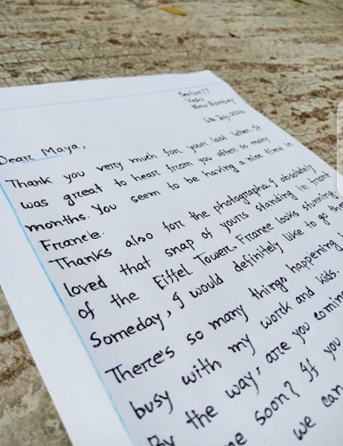 write anything in neat and beautiful handwriting
