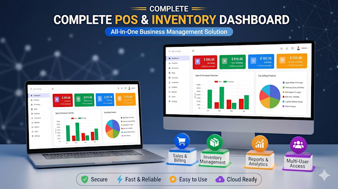 set up a modern pos system with inventory, billing, reports