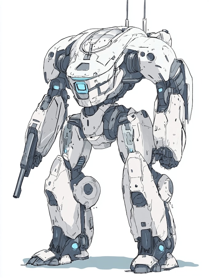 high quality robot, mecha concepts